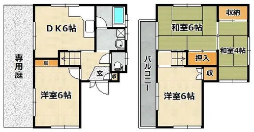 兵庫県神戸市長田区堀切町【一戸建】の間取り