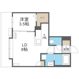 アルファスクエア宮の森3条【5階】の間取り