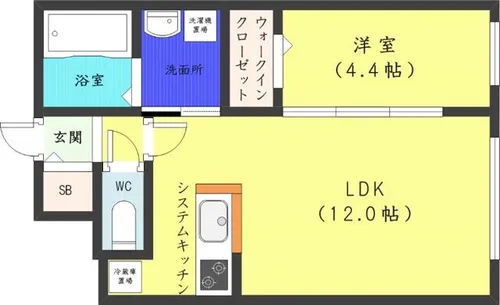 LaDolceVita【4階】の間取り