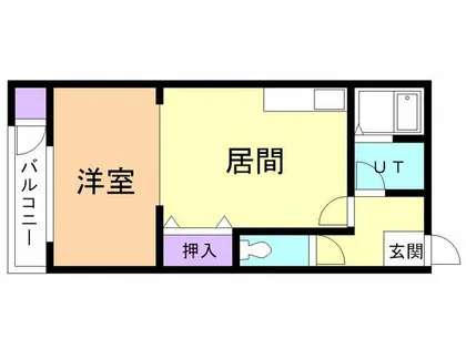 ピュア若草【1階】の間取り