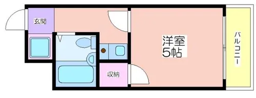 武藤マンション【1階】の間取り