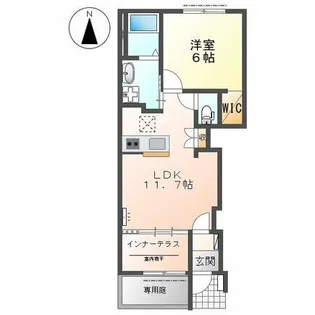 ドエル・ルピナス【101号室】の間取り