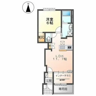 ドエル・ルピナス【102号室】の間取り