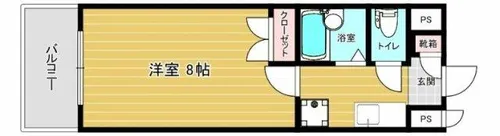 リファレンス薬院【10階】の間取り