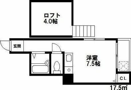 シャレー大濠【2階】の間取り