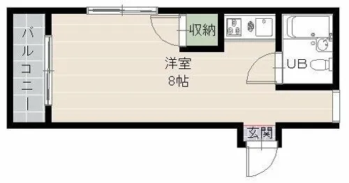 サンコープ天神東【5階】の間取り