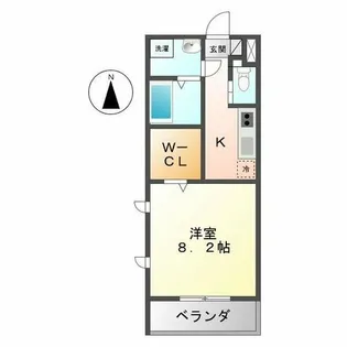 愛知県名古屋市中川区八熊1丁目【マンション】の間取り