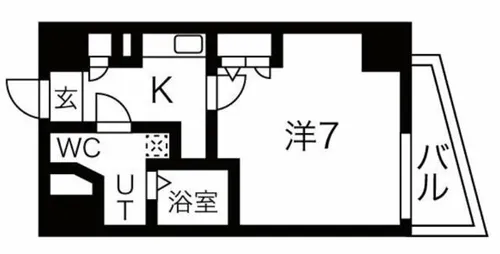 エスリード大阪城公園【12階】の間取り