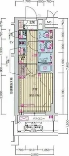 プレサンス名古屋幅下ファビュラス【10階】の間取り