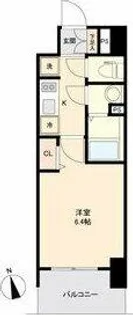 アステリ鶴舞トゥリア【14階】の間取り