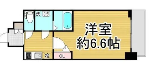 エスリード阿波座レジデンス【13階】の間取り