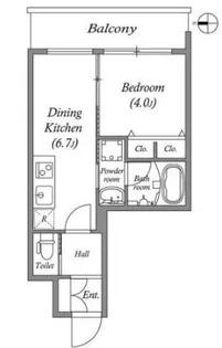 スプランディッド安土町【4階】の間取り