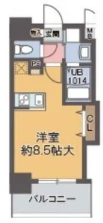 大阪府大阪市西区江戸堀3丁目【マンション】の間取り