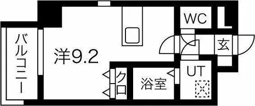 アレーヌコート金山【6階】の間取り