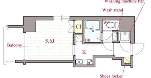 VERDEEBISU【10階】の間取り