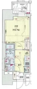 プレサンス新町ウィズジョイ【2階】の間取り