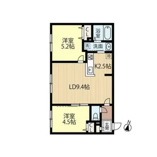 FUTABA SQUARE N21【4階】の間取り