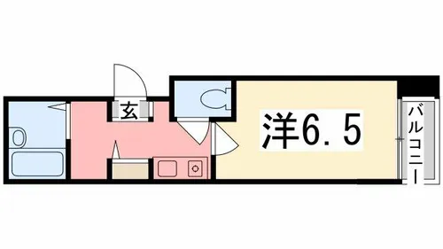 シャトー三和船場【402号室】の間取り