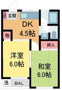GRANPIA COURT桜ガ丘【102号室】の間取り