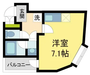 ノヴェル西宮【301号室】の間取り