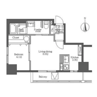 レジディア大通西【12階】の間取り