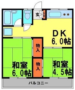 クボタハイツ【303号室】の間取り