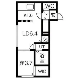 fleurir発寒南【2階】の間取り