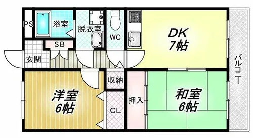 マンションウメノ【3階】の間取り