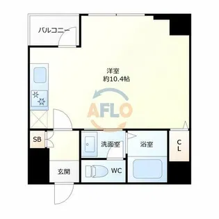 パレス東洋福島館【2階】の間取り
