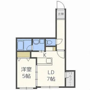 Ruk-A円山【3階】の間取り