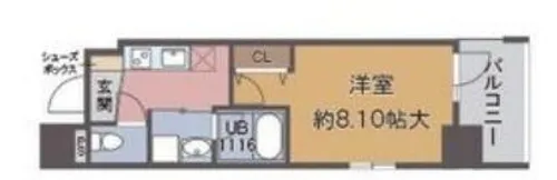 大阪府大阪市西区立売堀4丁目【マンション】の間取り