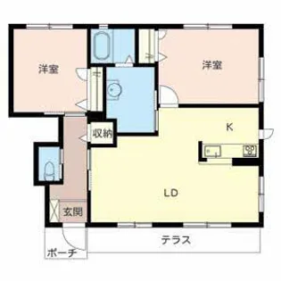 Proud AYA【0102号室】の間取り