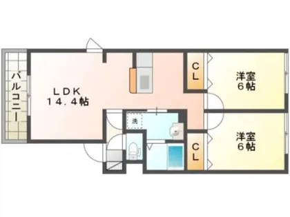 アーク円山公園【3階】の間取り