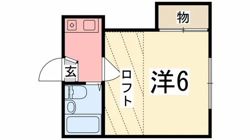 Smile 城北新町 北棟【106号室】の間取り