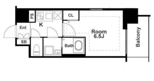 エスリード大阪城南グランデュクス【5階】の間取り