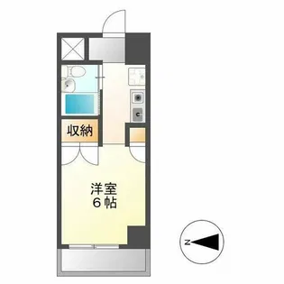 岩井橋ロイヤルハイツ【3階】の間取り