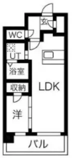 大阪府大阪市西淀川区野里2丁目【マンション】の間取り