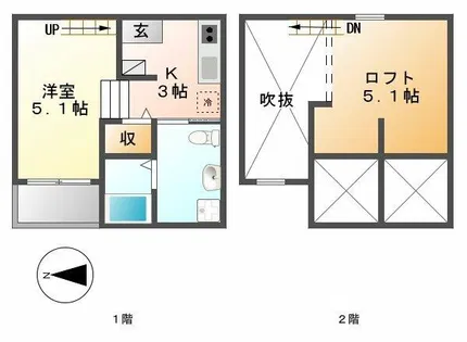 MKオリオン名古屋【1階】の間取り
