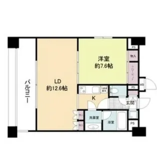 大阪府吹田市江坂町1丁目【マンション】の間取り