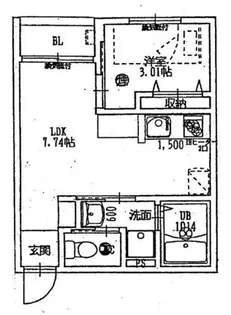 福岡県福岡市城南区西片江2丁目【アパート】の間取り