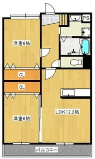 福岡県福岡市早良区田村3丁目【マンション】の間取り