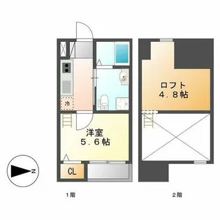 プレンフルⅡ【102号室】の間取り