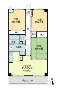 福岡県福岡市早良区賀茂1丁目【マンション】の間取り