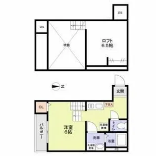 サンプレミオ十番町【2階】の間取り