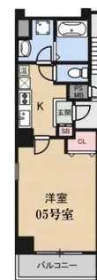 ラ・フォンテ松屋町【2階】の間取り