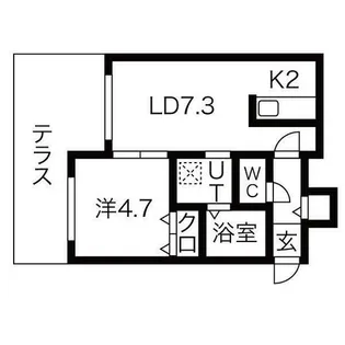 GARE24K【1階】の間取り