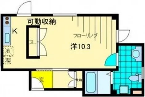大阪府大阪市淀川区新高2丁目【マンション】の間取り