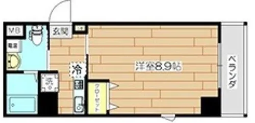 大阪府大阪市淀川区十三東1丁目【マンション】の間取り