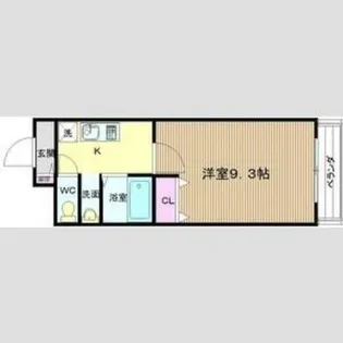 大阪府大阪市東淀川区下新庄3丁目【マンション】の間取り