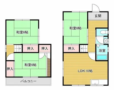大阪府河内長野市北貴望ケ丘【一戸建】の間取り
